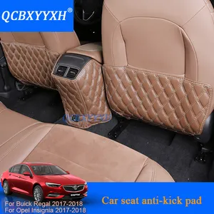 3pcs Car Seat Back Anti-Child-Kick Pad Cover Backseat Children Kick Protect Mud Dirt Mat For Buick Regal Opel Insignia 2017 2018