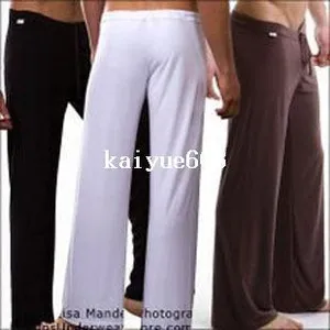 1pcs wholesale mens sleep bottoms leisure sexy sleepwear for men Manview yoga long pants panties underwear pants free shipping