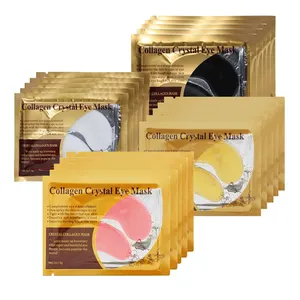 Crystal Collagen Mask Makeup Gold Powder Eye Patches For Eyes Care Moisturizing Golden Gel Masks Stick Remove Dark Circle