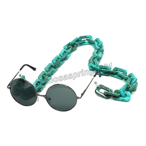 Fashion Acrylic Sunglasses Chain Women Reading Glasses Hanging Neck Largands Straps Resin Glasses Chains Eyeglasses Strap