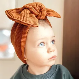 Baby Headband Hair Bow For Girl Bowknot Turban Elastic Headwrap Headbands