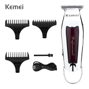 Kemei Professional Hair Cutting Machine Trimmer for Men Rechargeable Haircut Cordless Hair Clipper Electric Shaver Beard Barber 220209