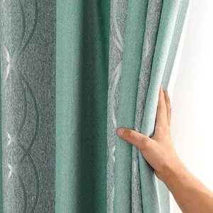 Popangel Modern blackout curtains for window DIY Design Style 2 colors Curtain for Living Room For Kitchen Bedroom Curtains 210712