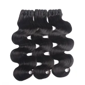 Super Double Drawn Body Wave Hair Extensions Brazilian Virgin Cuticle Aligned 100% Human Hair Weave Bundles Deal Superlook