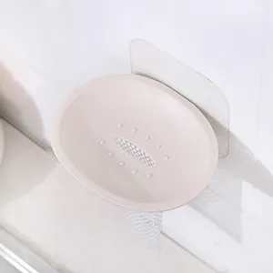 Bathroom Dish Plate Case Home Shower Travel Holder Container Soap Box Plastic Soap Box Mesh Dispenser Soap Rack CCF6941