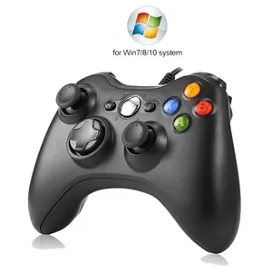 Game Controllers & Joysticks USB Wired Vibration Gamepad Joystick For PC Controller Windows 7 / 8 10 Not Xbox 360 Joypad With High Quality