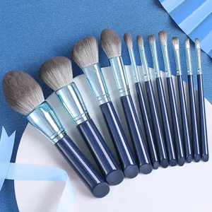 Custom Logo Makeup Brush Luxury Beauty Brushes Super Soft Vegan Cosmetics Foundation Make up Tool Set