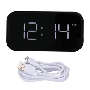 Other Clocks & Accessories 1Pc Desktop Digital Clock Electronic Bedside Alarm For Home Battery