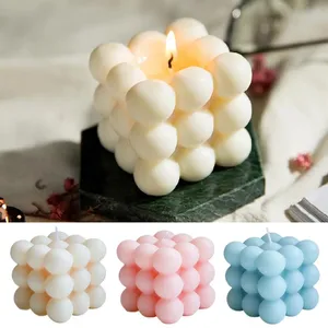 Candles Cute Cube Candle Soy Wax Small Essential Oil Scented Relaxing Birthday Gift
