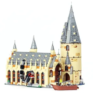 39144 Hogwarts Great Hall Compatibility 75954 Building Blocks Bricks Toys birthday gift For Children