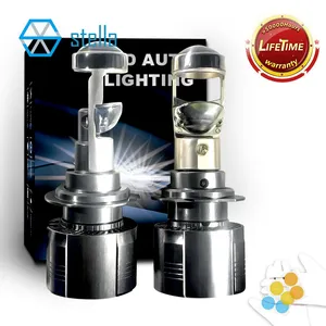 Stella 2pcs Car Headlight Bulbs Low beam Lamp CANBUS h7/h11/9005/9006 mini led Projector lens Diode lamp for auto 12v 10000LM