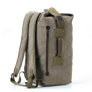 2021 New Large Capacity Rucksack Man Travel Bag Mountaineering Backpack Male Luggage Canvas Bucket Shoulder Bags Men Backpacks Y1227