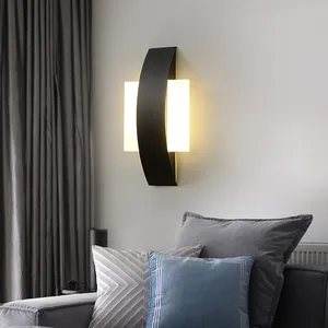 LED Wall Lamps AC85-265V Modern Simple Bedroom Lights Indoor Dining-room Corridor Aisle Lighting Aluminum lampada