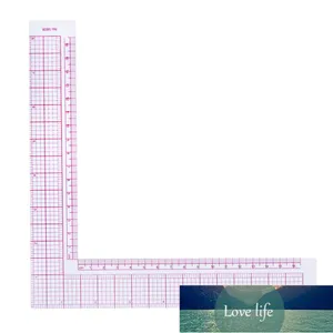 2pc L-Square Shape 90 Degree Angle Ruler Plastic Drawing Sewing Measure Professional Tailor Craft Tool Factory price expert design Quality Latest Style Original