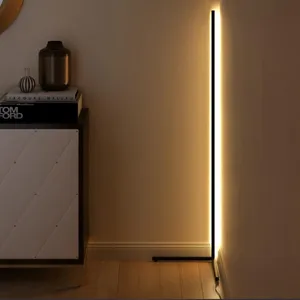 Floor Lamps Nordic LED Lamp Modern Simple Warm White Corner Rod Light For Living Room Bedroom Interior Atmosphere Standing IndoorFloor Lamps