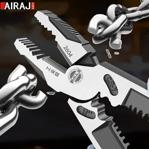 AIRAJ Multifunctional Universal Diagonal Pliers Heavy Plier Needle Nose Hardware Tools Wire Cutters Electrician 220428