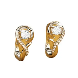 Temperament fashion zircon earrings female note wild classic girl women earrings party play earrings