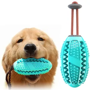 Pet Dog Toys Interactive Natural Rubber Ball Toy Funny Interactive Elasticity Clean Teeth Playing Moral Balls Dogs Chew HH22-90