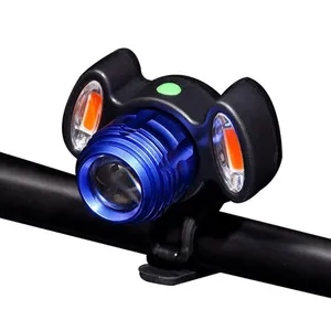 Bike Lights Super Bright Bicycle Highlight USB Rechargeable Night Riding LED Safety Lamp Drop