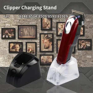 Professional Barber Hair Clipper Charging Stand For 8148/8504/8509/8591/81919 Magic Senior Super Cordless Trimmer Charger Base 220721