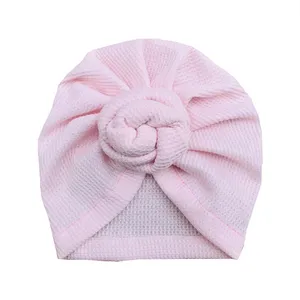 Cute Donut Baby Hat Turban Soft Cotton Knot Girl Hats Beanie Winter Autumn Infant Kids Headwear Newborn Photography Props