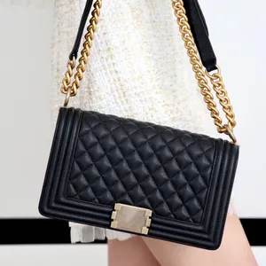 10A Top quality designer bag 25CM woman shoulder handbag leather crossbody bags chain bags clutch purse With box C021