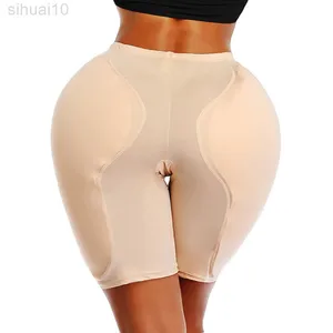 Fake Ass Padded Panty Hip Enhancer Shaper Women Dress Underwear Waist Trainer Big Ass Sexy Butt Lifter Control Briefs Shapewear L220802