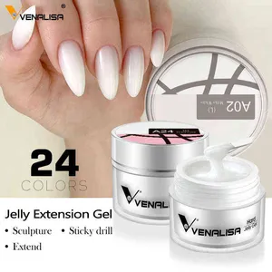 NXY Nail Gel Clear Color Extension Pearl Glittle Canni Supply Camouflage Fasting Jelly Self Leveling Acrylic 0328