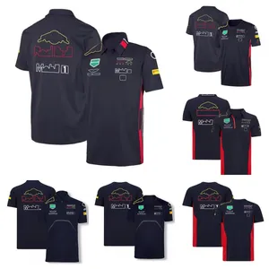 F1 racing model clothing tide brand team Perez cardigan POLO shirt polyester quick-drying motorcycle riding suit with the sa