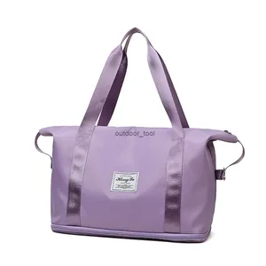 Women Gym Bag Fitness Dry-Wet Separation Yoga Handbags Waterproof Outdoor Sports Travel Duffel Bag Shoulder Large Capacity Bag