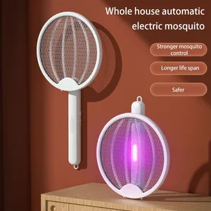 Pest Control Fast Mosquito Trap Intelligent Household Recharg eable Bug Zapper Electric Shock Mosquito Swatter Rotation Zappers Insect Killer