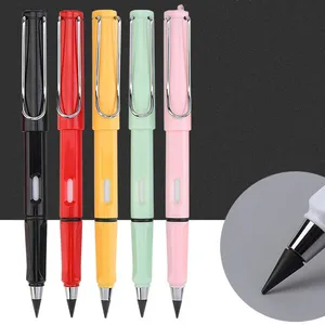 Colorful Inkless HB Enteral Pencil No. Need To Sharpen Endless Lead Pen Permanent Pencils Kids Erasable Pens Eco Friendly Pupil Stationery Writing Tools ZL0292