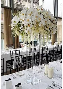 10-piece Set Elegant High Decoration Wedding Column Transparent Acrylic Wedding Flower Stand Bouquet Decoration Wedding Central F0427