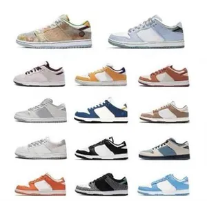 Classic Fashion Dunky Low Pro Casual Shoes Rubber Photon Street Hawker Chunky Orange Pearl Green Glow Coast Plum Black White Sports Sneakers Trainers 36-44