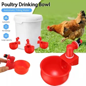 Hand Tools Automatic poultry water dispenser chicken and duck hanging water cup drinking bowl livestock drinkings waters dispensers tool Inventory Wholesale