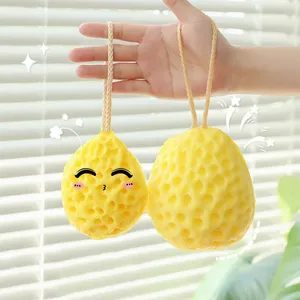 Honeycomb Bath Ball Scrubber Body Scrub Sponge Soft Bath Foam Bathroom Shower Cleaning Tool