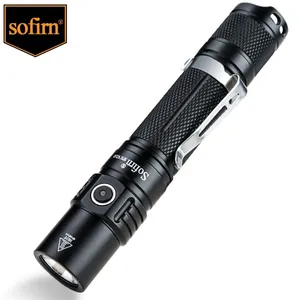 Sofirn SP31 V20 Powerful Tactical LED Flashlight 18650 Cree XPL HI 1200lm Torch Light Lamp with Dual Switch Power Indicator ATR 220601