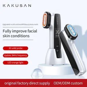 Mini Portable Skin Lifting Slimming Photon Face Massager Microcurrent RF LED Beauty Instrument