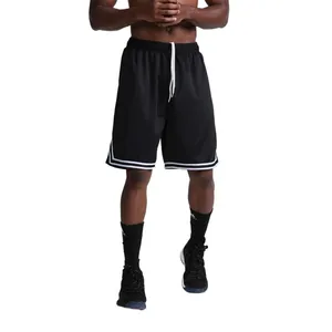 Gym Clothing Fitness Bodybuilding Short Pants Summer Thin Male Basketball Stripe Training Casual Shorts Running Sport Men