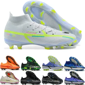 New Mens Phantom GT2 Dynamic Fit Elite FG Soccer Shoes high top low ankle Cleats football boots Future Lab Tacos de futbol