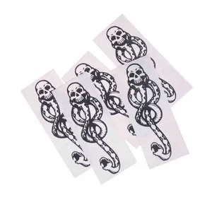 NXY Temporary Tattoo 5pcs Death Eaters Dark Mark Make Up Tattoos Stickers Cosplay Accessories and Dancing Party Dance Arm Art Tatoo 0330