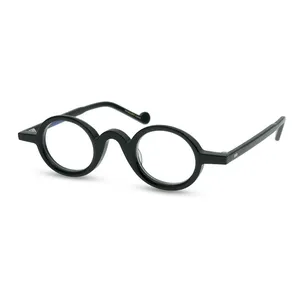 Small Mens Optical Glasses Brand Women Retro Round Eyeglasses Frames Vintage Spectacle Frame Style Myopia Glasses Eyewear with Box