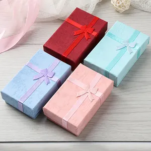 Favor Holders High quality Charms Beads Gift Box 5x8x2.5cm Packaging Pendants Necklaces Earrings Rings Bracelets Jewelry box