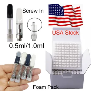 Top 10 USA Stock Empty Vape Cartridges for Thick Oil and Wax Vaporizers
