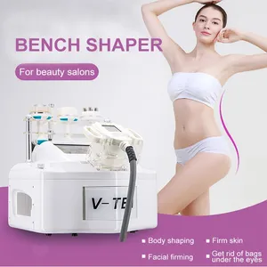 Multifunction 5 in 1 vacuum cavitation system roller massage cellulite slimming rf skin tightening wrinkle removal fat burning face lifting machine for sale