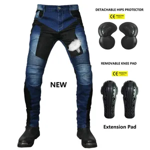 Motorcycle Apparel Summer Breathable Jeans Men Protective Gear Pants Touring Motorbike Trousers Motocross Match RidingMotorcycle