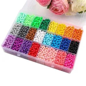 Paintings 5mm DIY Water Spray Beads 24 Colors Refill Puzzle Crystal Set Ball Games Aqumosaic Magic Toys For Children Manualidades