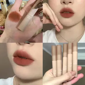 Lip Gloss Color Nude Velvet Matte Lipstick Liquid Waterproof Long Lasting Stick Women Red Tint Beauty CosmeticLip