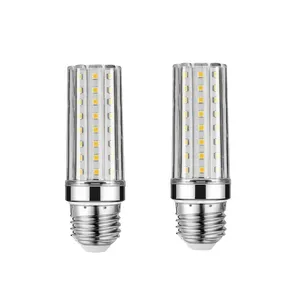 LED Corn Bulb E27 E14 E12 SMD2835 No Flicker 12W 16W 86V-265V Chandelier Candle LED Light For Home Decoration crestech