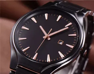 Ceramic lovers watch imported quartz movement imported full ceramic watchband high-quality watches